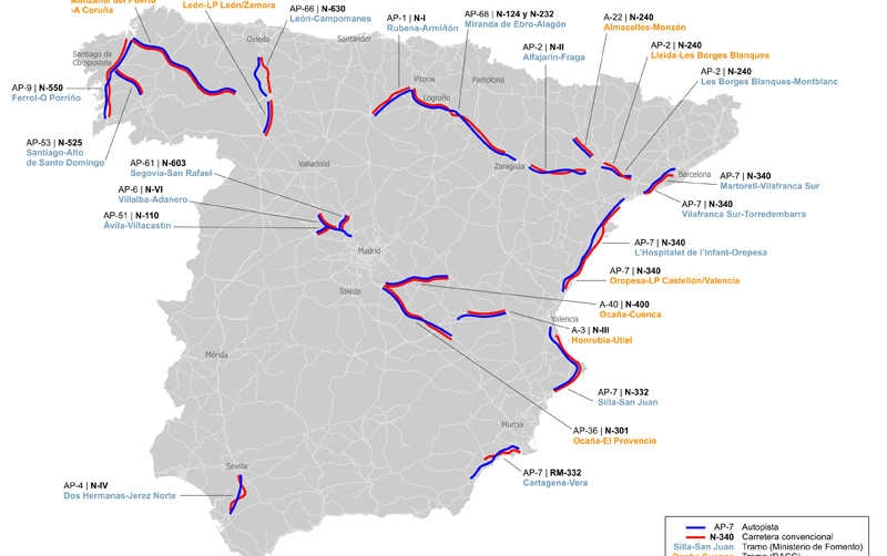 El RACC propone vetar el paso de camiones por 1.800 kil&oacute;metros de carreteras espa&ntilde;olas
