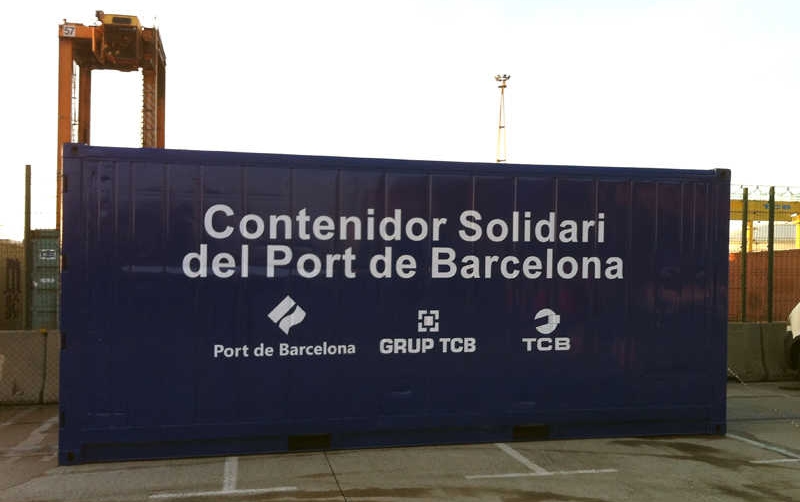 El Puerto de Barcelona, con los m&aacute;s necesitados