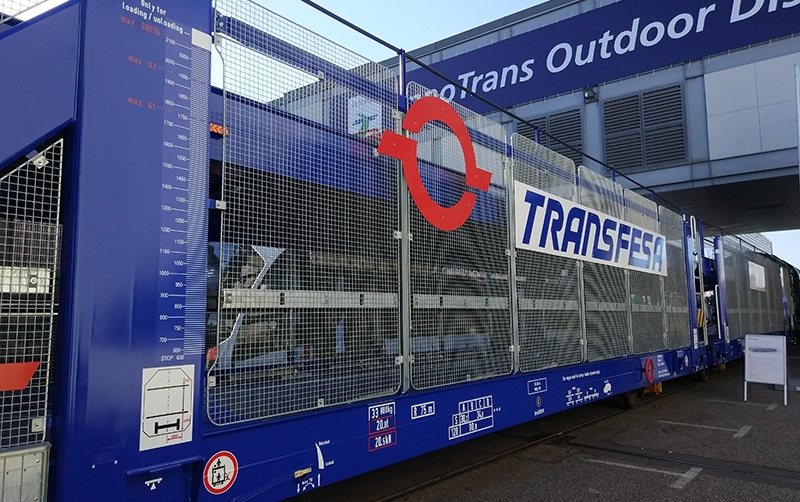 Transfesa Logistics pone en marcha el primer tren de gran capacidad para rutas internacionales