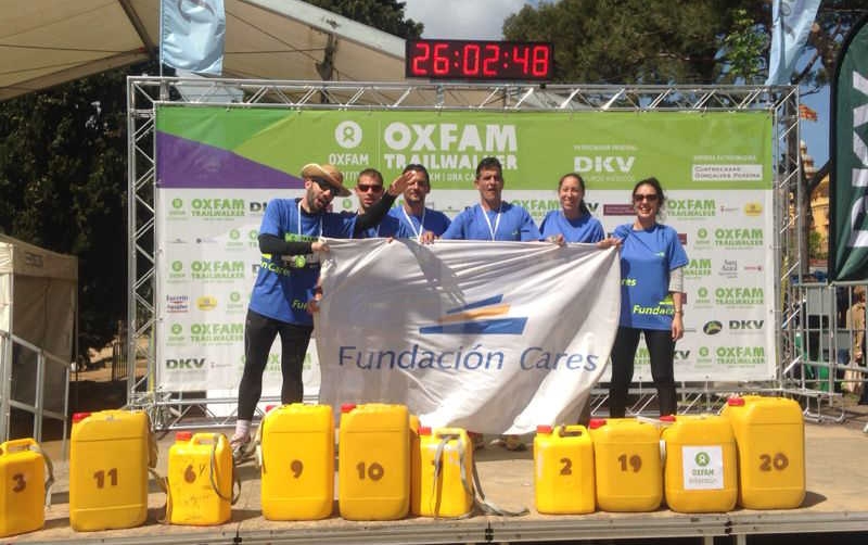 El equipo de Cares se supera en la Trailwalker de Oxfam