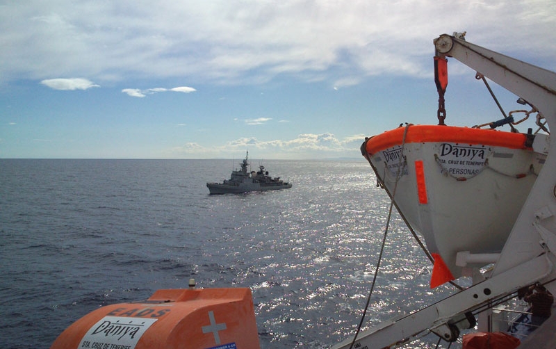 Bale&agrave;ria colabora con la Armada Espa&ntilde;ola en un ejercicio de protecci&oacute;n mar&iacute;tima