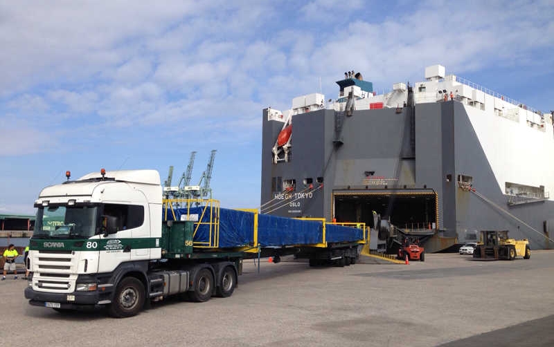 Autoterminal gestiona con &eacute;xito una operativa de piezas de grandes dimensiones para DSV Air &amp; Sea