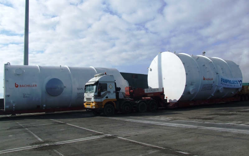 Panalpina coordina el transporte de dos depuradoras de aire con destino a Egipto