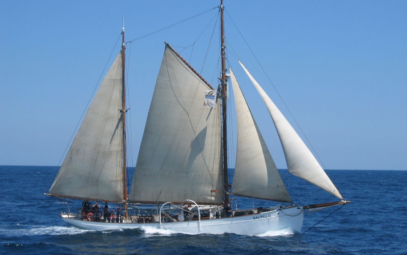 El&nbsp;velero-escuela&nbsp;"Saltillo", de visita en el Puerto de Saint Jean de Luz