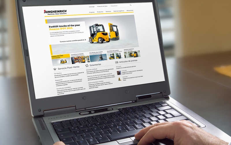 Jungheinrich lanza la versi&oacute;n espa&ntilde;ola de su web internacional