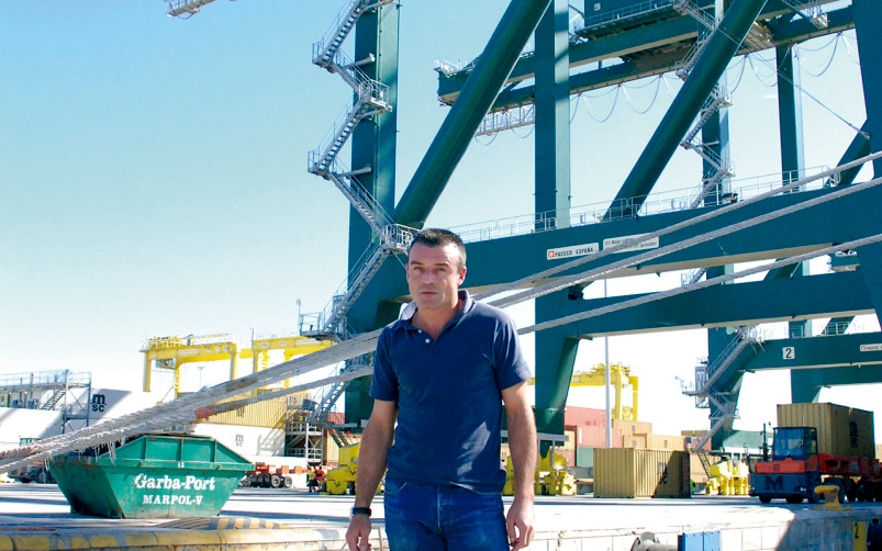 Pedro Vicente lidera el sindicato Frente Portuario. Foto: DP.