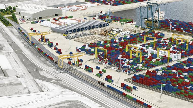 El proyecto de nueva terminal elaborado por el Grupo Alonso para el Puerto de Sagunto contempla una inversión total de 85 millones de euros.