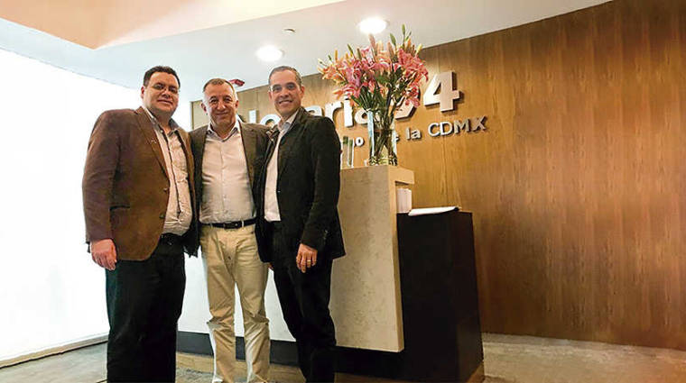 Directivos de Grupo Alonso, junto a Ram&oacute;n Rueda, Managing Director de Alonso Forwarding M&eacute;xico (izquierda).