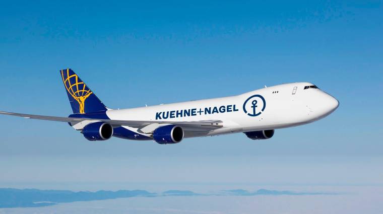 Kuehne+Nagel alquilará la capacidad total y exclusiva de los dos nuevos aviones B747-8F.