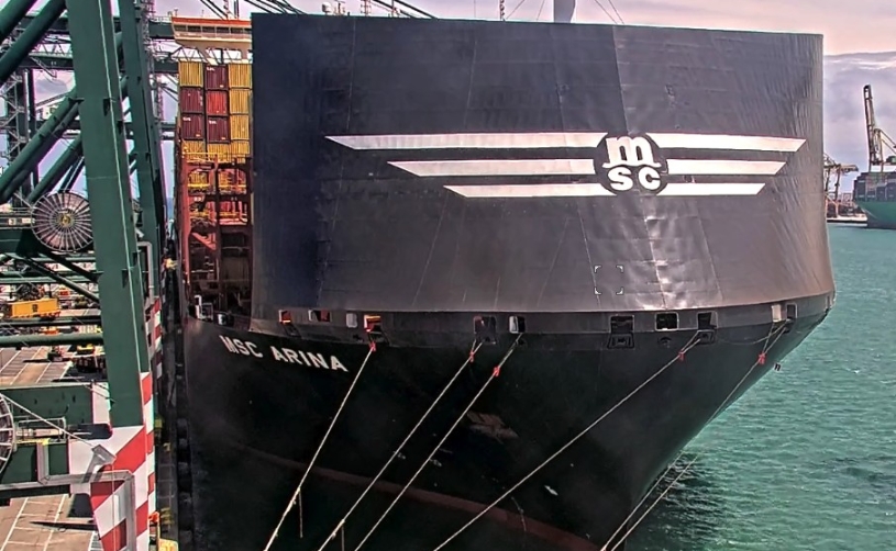 MSC apuesta por el escudo aerodinámico para reducir consumos y emisiones