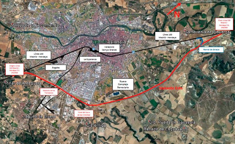 Adif invertirá 19,5 millones en el Complejo Ferroviario de Valladolid