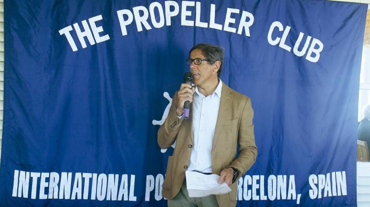 Gonzalo Sanchís, presidente del Propeller Club de Barcelona.