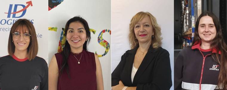 Cristina Cruz, Lili Uribe, Marisa Cifuentes y Rocío Arias cuentan su experiencia en ID Logistics.