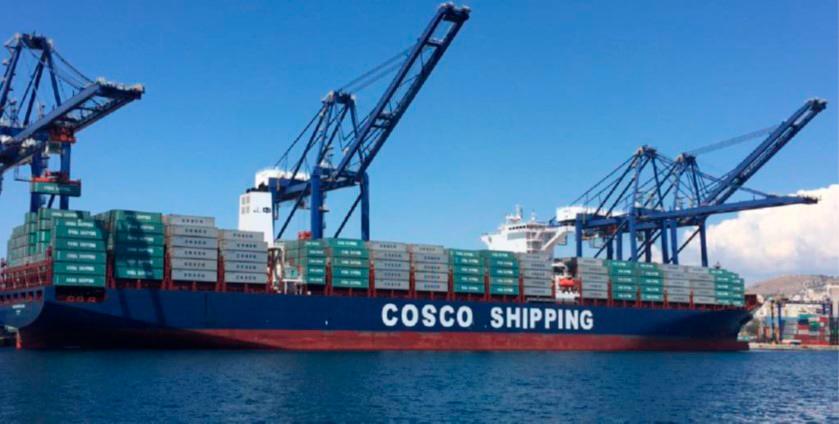 COSCO aporta en este servicio un total de cuatro barcos, cada uno de los cuales ofrece más de 120 conexiones reefer.