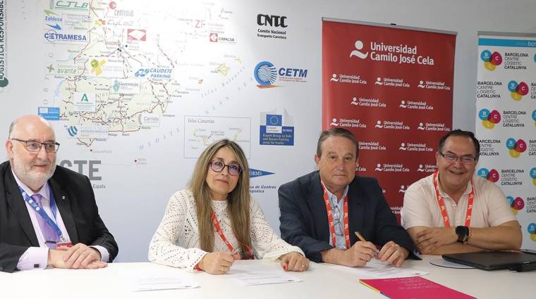 El convenio se firmó en el marco del Salón Internacional de la Logística de Barcelona.