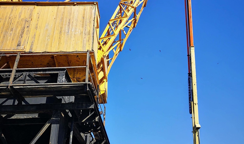 El Puerto de Almer&iacute;a reforzar&aacute; la estructura de la gr&uacute;a amarilla del Muelle de Levante