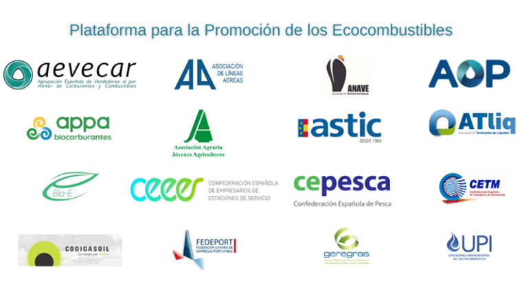 Asociaciones de la Plataforma para la Promoci&oacute;n de los Ecocombustibles.