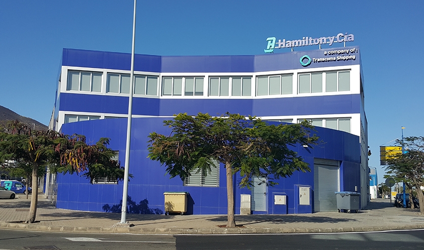 Hamilton invertir&aacute; m&aacute;s de 9 millones en su nueva base log&iacute;stica de Las Palmas