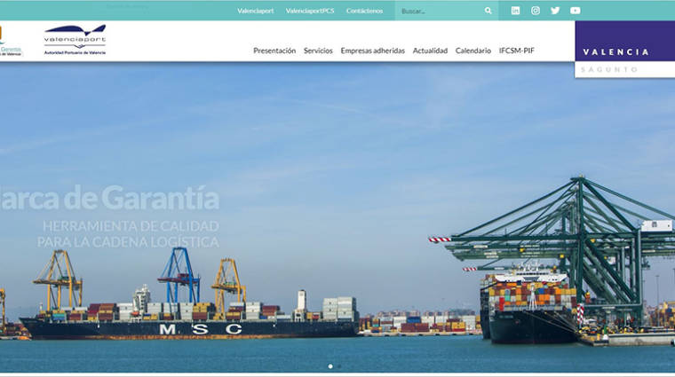 La Marca de Garant&iacute;a de Valenciaport refuerza su web para estrechar la relaci&oacute;n portuaria.