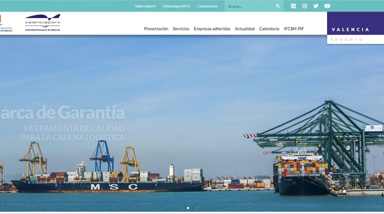 La Marca de Garant&iacute;a de Valenciaport refuerza su web para estrechar la relaci&oacute;n portuaria.