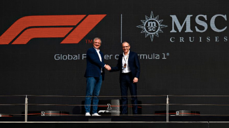 MSC Cruceros, patrocinador global de Fórmula 1 para la temporada 2022