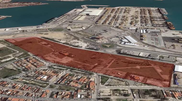 La futura Ciudad Deportiva del Levante se ubicará junto a los terrenos portuarios.