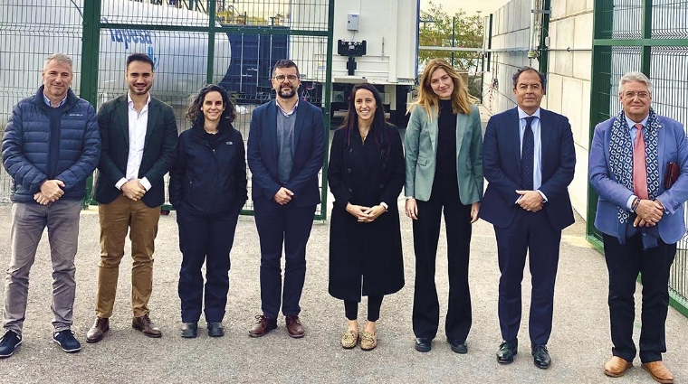 Representantes de Valenciaport y el Ministerio de Clima y Energía de Países Bajos.