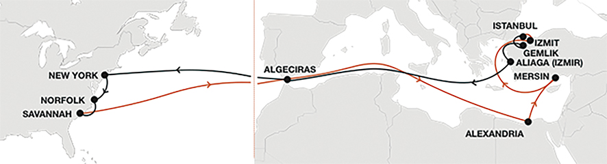 Hapag-Lloyd lanza un nuevo servicio entre Turqu&iacute;a y EE.UU. con escala en Algeciras