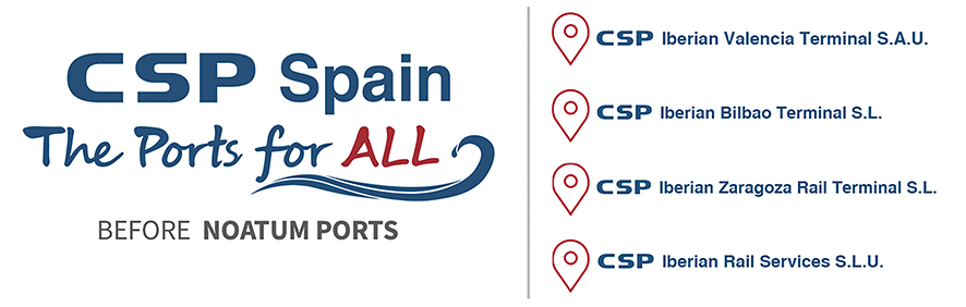 COSCO Shipping estampa definitivamente su sello en Noatum Ports que pasa a ser CSP Spain