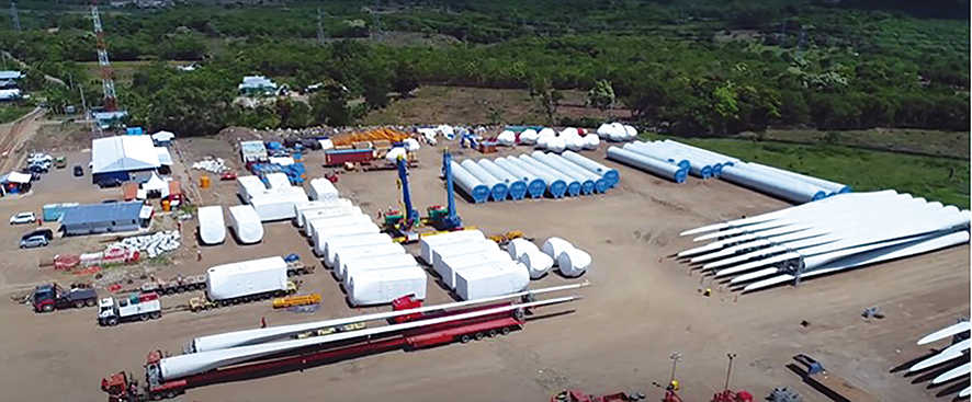 El proyecto ejecutado se dividi&oacute; en dos fases para el transporte de un total de 30 generadores e&oacute;licos completos.
