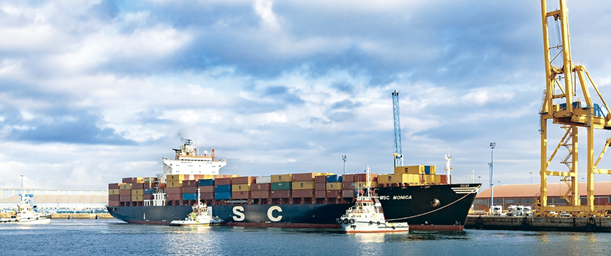 El &ldquo;MSC M&oacute;nica&rdquo; es el portacontenedores de mayor eslora en escalar en el Puerto de Gij&oacute;n