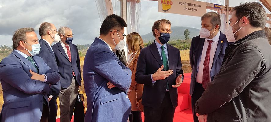 Comienza la actividad empresarial en la PLISAN con las obras de Albo