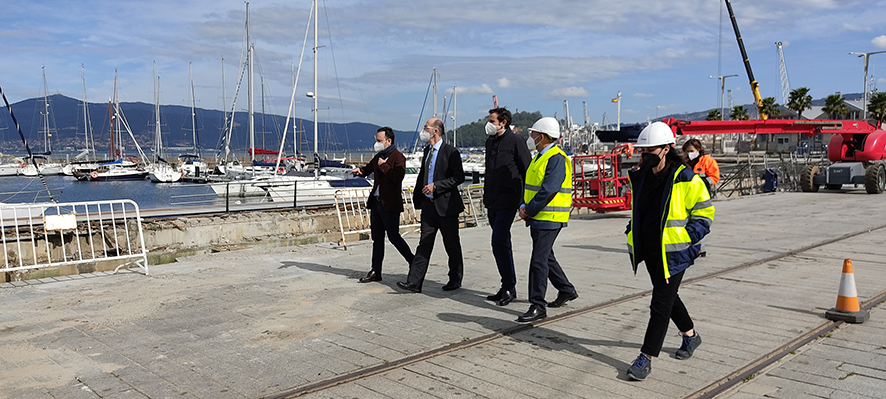Avanzan las obras del Paseo de las Avenidas del Puerto de Vigo