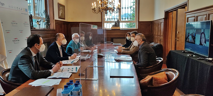 Reuni&oacute;n de la AP de Vigo con los responsables de las organizaciones de productores m&aacute;s representativas de la pesquer&iacute;a de palangre.