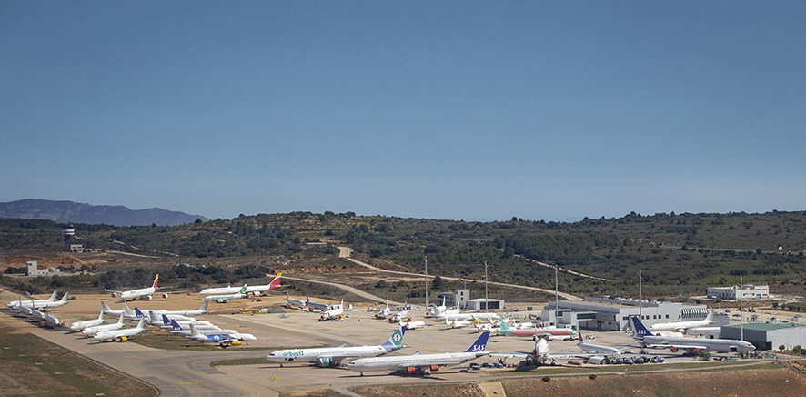 El Aeropuerto de Castell&oacute;n ampl&iacute;a su capacidad de acogida de aviones