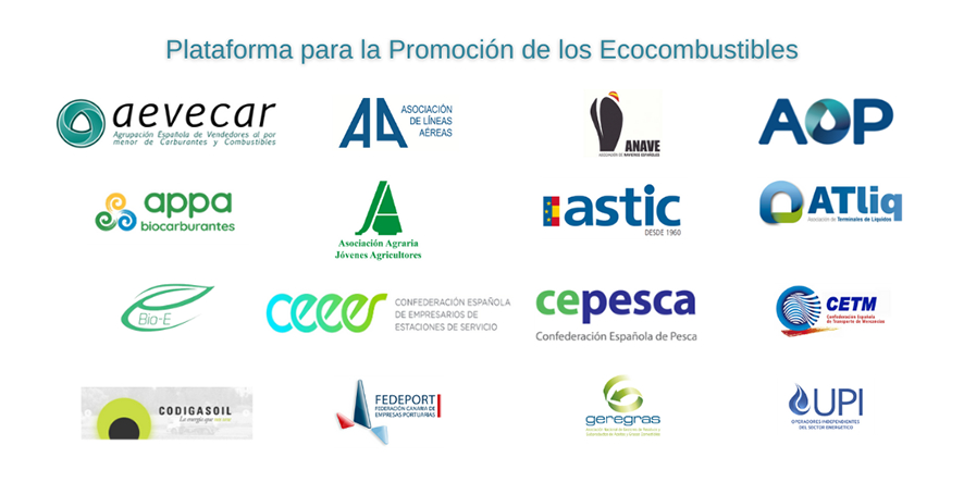 Asociaciones de la Plataforma para la Promoci&oacute;n de los Ecocombustibles.
