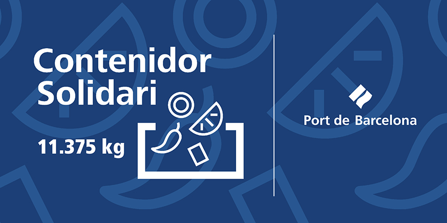 El Contenedor Solidario del Port de Barcelona cierra con 11.375 kg de alimentos