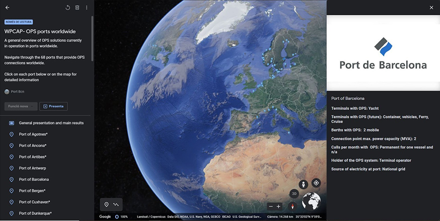 La WPCAP lanza una aplicaci&oacute;n para conocer los proyectos de electrificaci&oacute;n de muelles