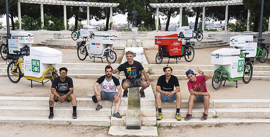 La startup de mensajer&iacute;a Mensos crea un centro de distribuci&oacute;n urbana sostenible en Madrid