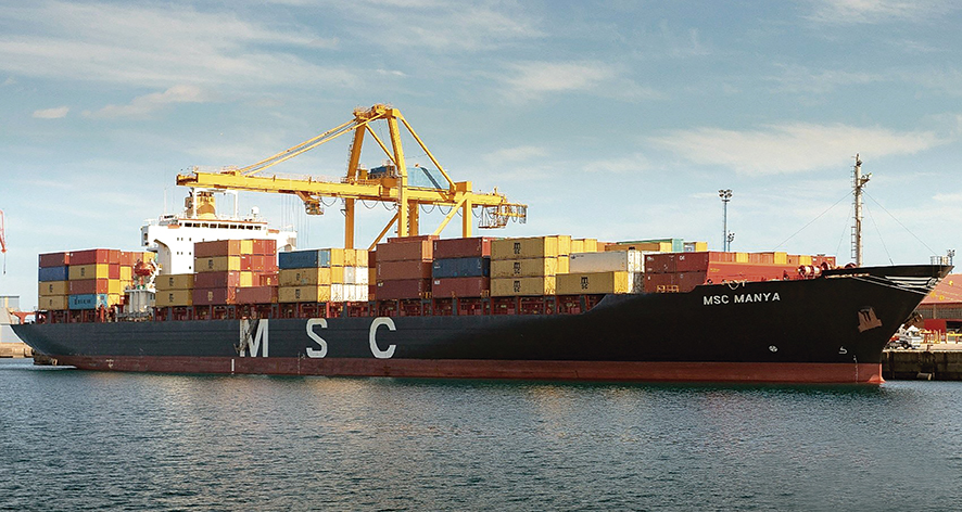 El Puerto de Gij&oacute;n recibe su mayor portacontenedores, el &ldquo;MSC Manya&rdquo;