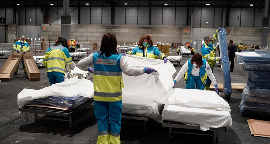 La Comunidad de Madrid crea un centro log&iacute;stico para donaciones de material sanitario