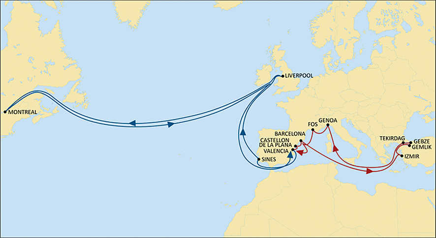 MSC actualiza su servicio entre el Mediterr&aacute;neo, Canad&aacute; y Estados Unidos