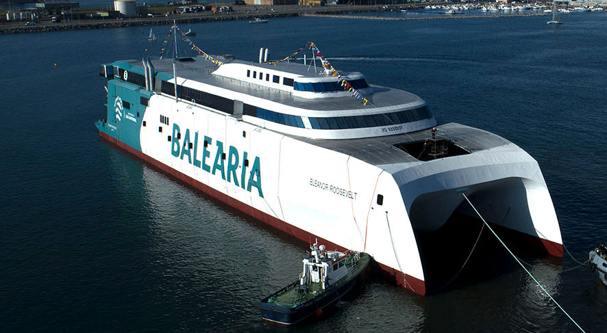 Bale&agrave;ria incorporar&aacute; en marzo &quot;el primer fast ferry del mundo&quot; con motores duales a GNL