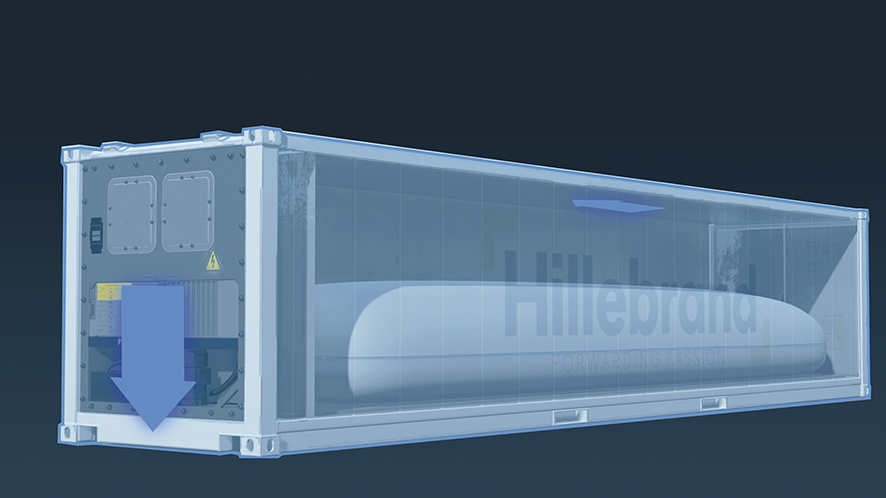 Hillebrand lanza un flexitank de 40 pies compatible con contenedores refrigerados