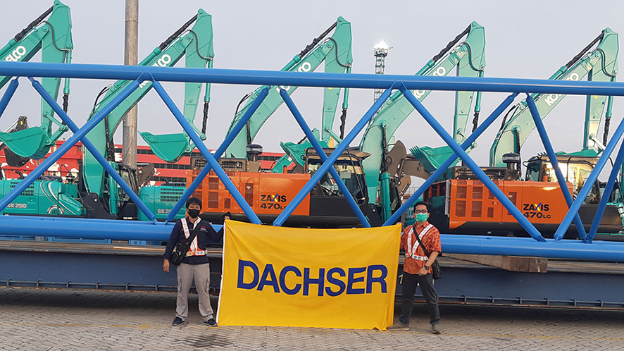 Dachser organiza el transporte de una gr&uacute;a desde Alemania a Indonesia&nbsp;