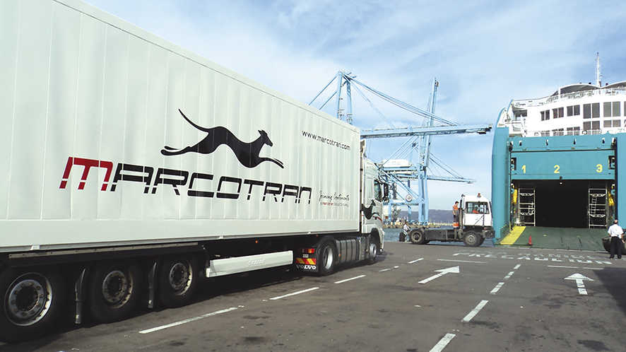 Marcotran refuerza a partir de este mes su servicio de grupaje diario entre Zaragoza y Marruecos