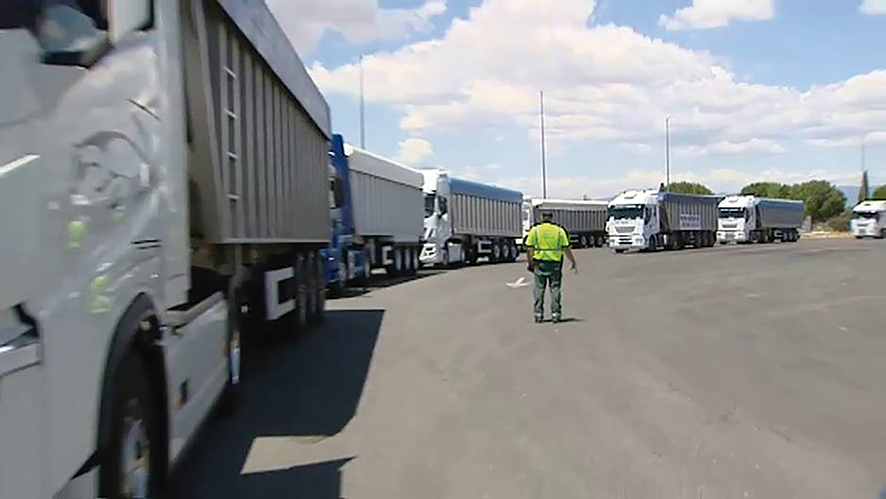 Los transportistas gallegos del carb&oacute;n llevan sus reivindicaciones a Madrid