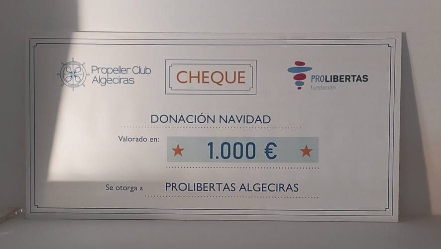 En los últimos años, el Propeller Club de Algeciras ha destinado su donación navideña a entidades sociales.