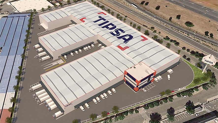Tipsa inicia la construcci&oacute;n de un nuevo hub central de 43.000 m2 en San Fernando de Henares