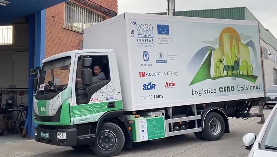 FM Logistic iniciar&aacute; en breve las pruebas de reparto con el cami&oacute;n 100% el&eacute;ctrico de AVIA